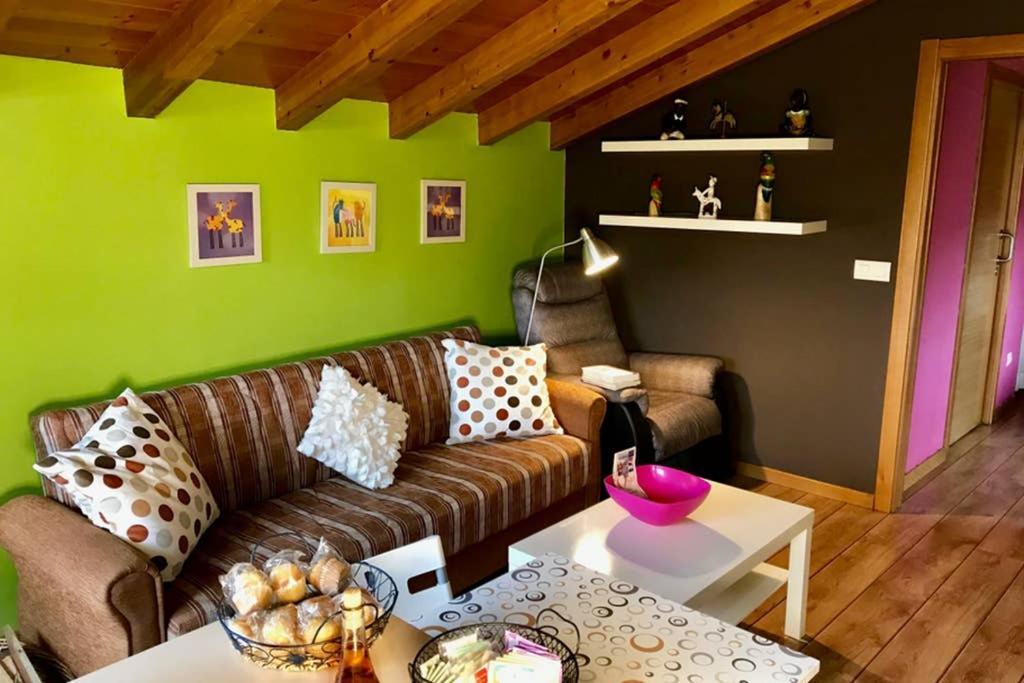 Tranquila Casita De Invitados En Vigo Con Chimenea Exteriör bild