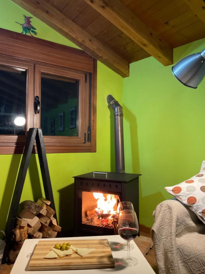 Tranquila Casita De Invitados En Vigo Con Chimenea Exteriör bild