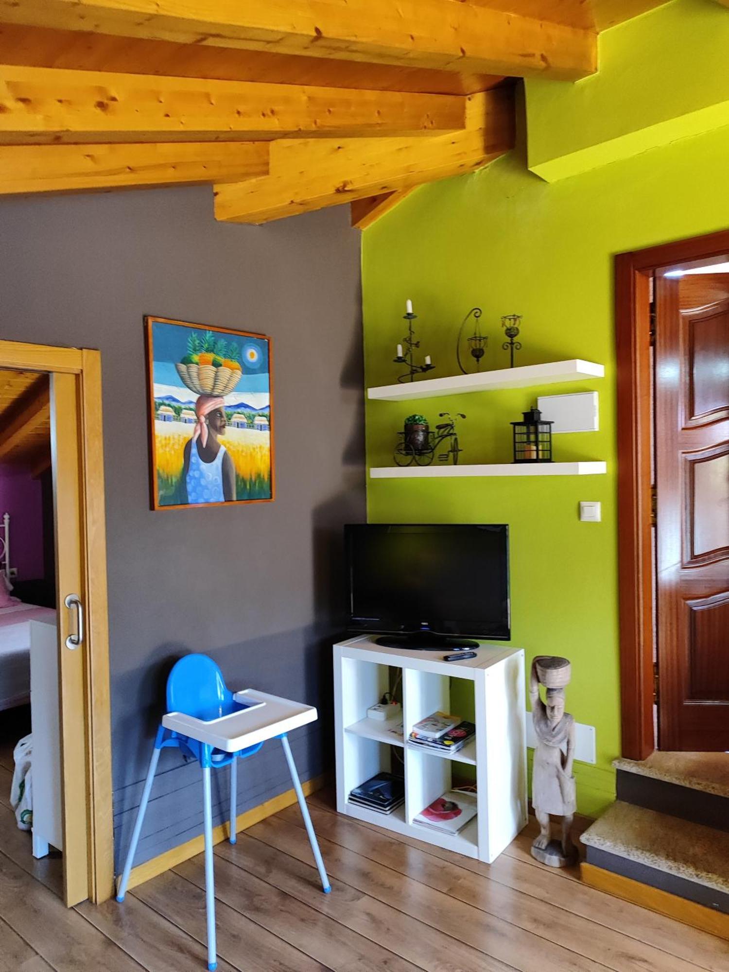 Tranquila Casita De Invitados En Vigo Con Chimenea Exteriör bild