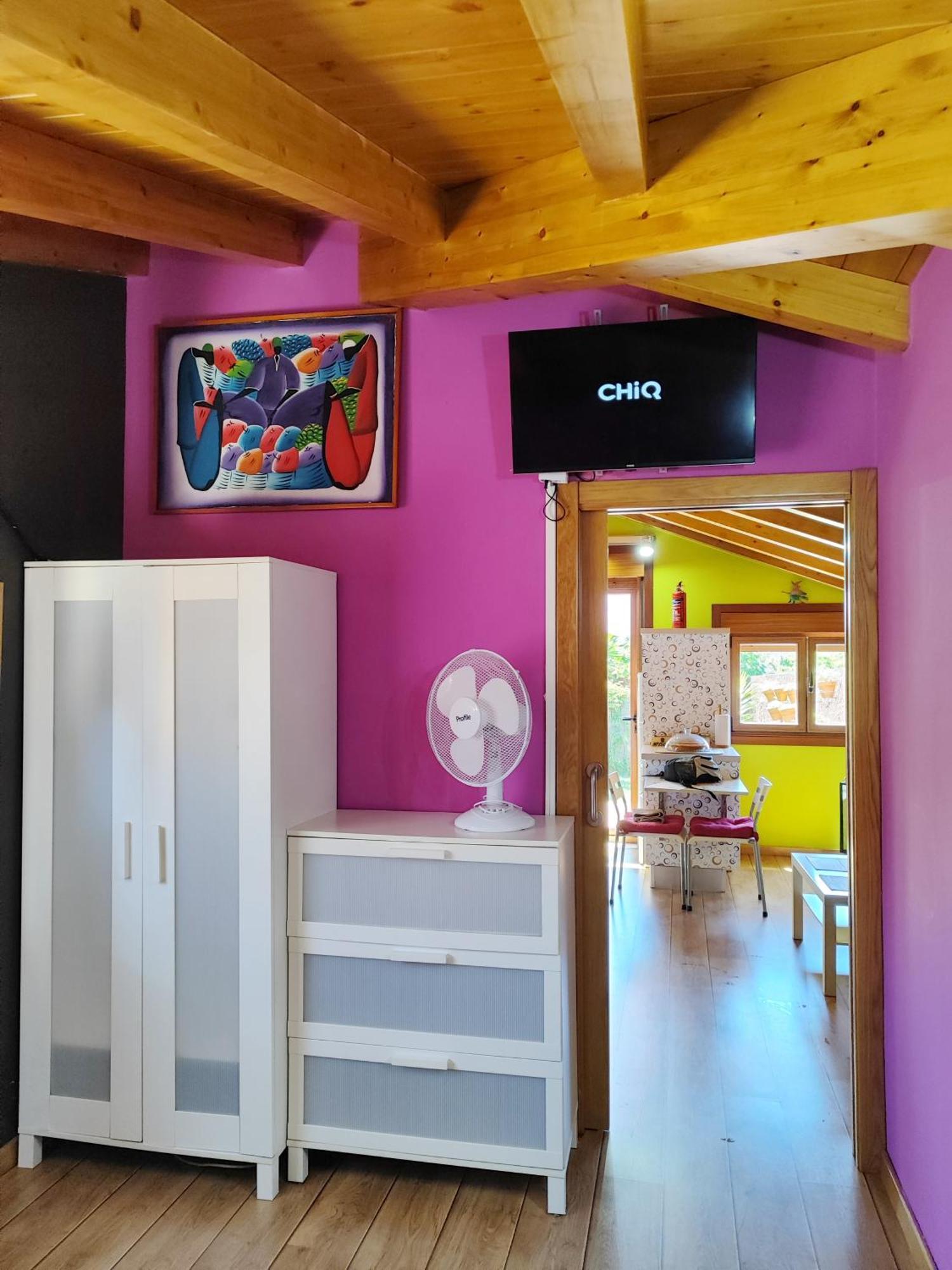 Tranquila Casita De Invitados En Vigo Con Chimenea Exteriör bild