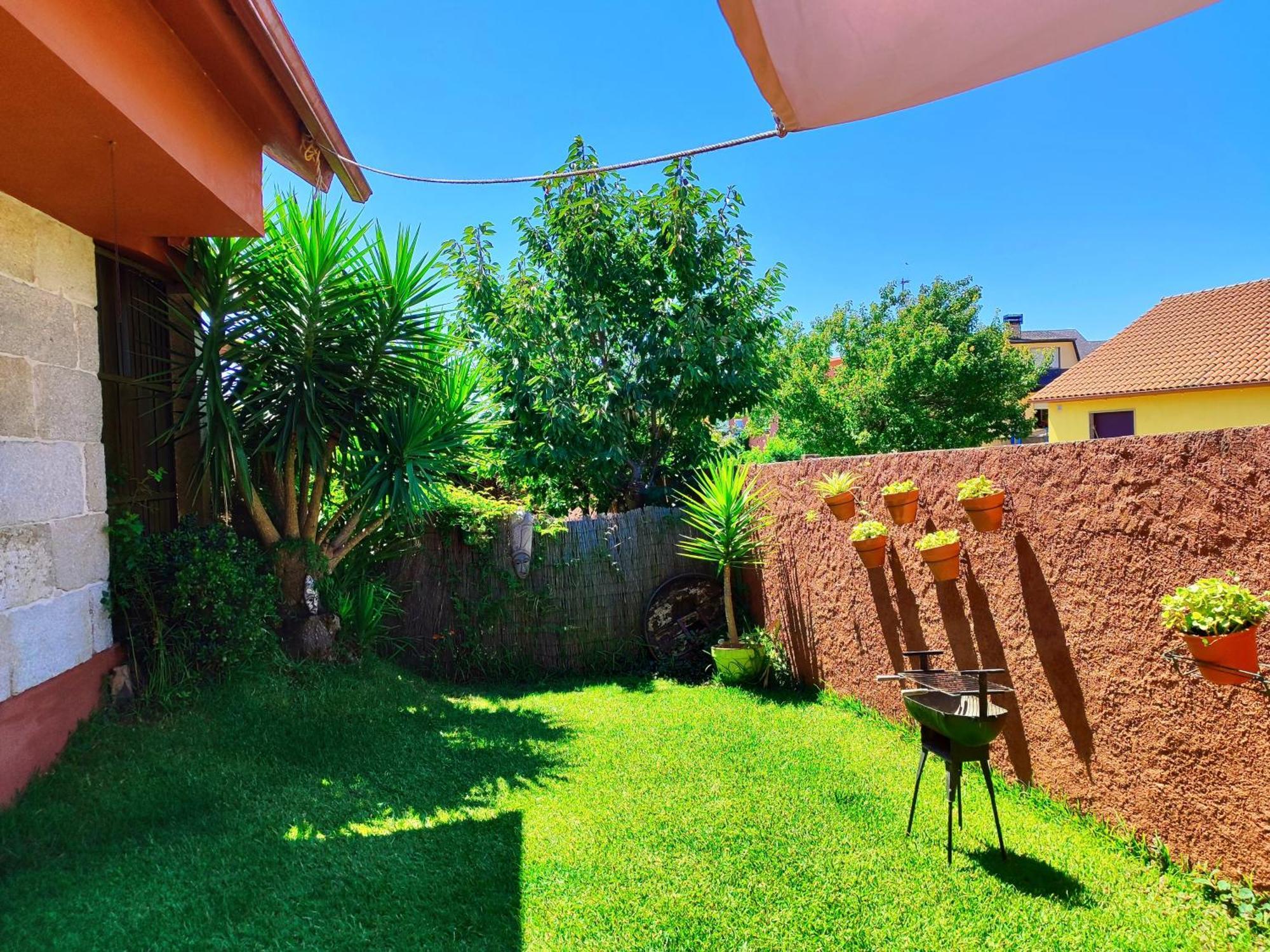 Tranquila Casita De Invitados En Vigo Con Chimenea Exteriör bild